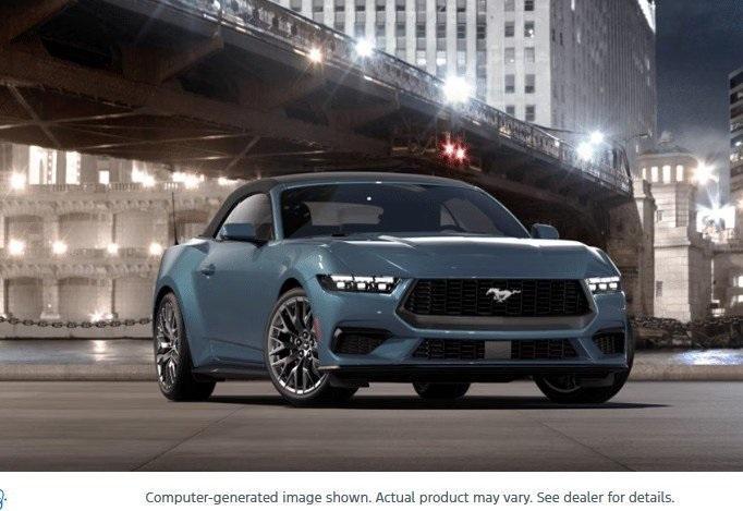 new 2025 Ford Mustang car, priced at $41,808