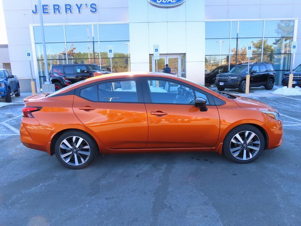 used 2021 Nissan Versa car, priced at $15,500