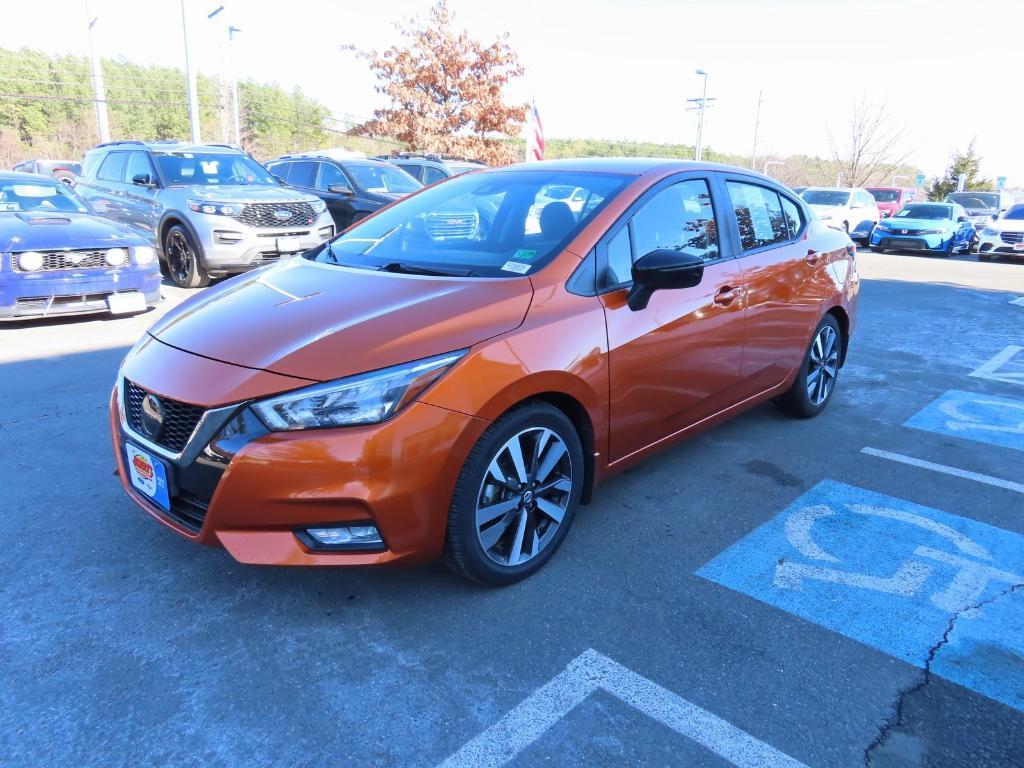 used 2021 Nissan Versa car, priced at $15,500