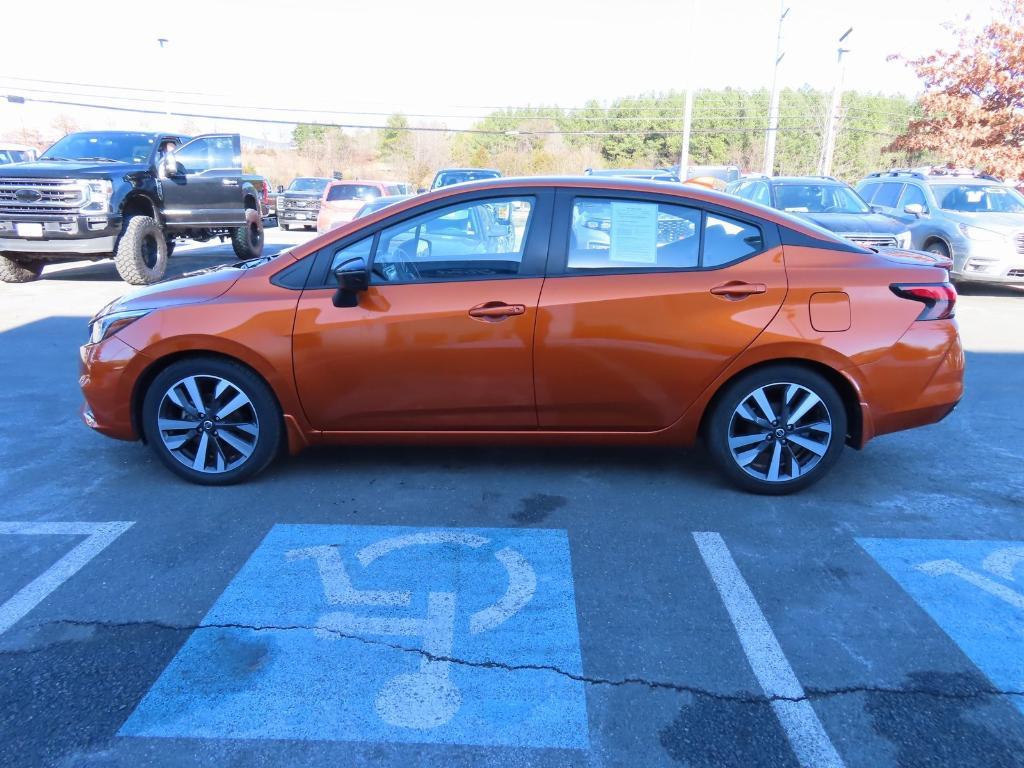 used 2021 Nissan Versa car, priced at $15,500