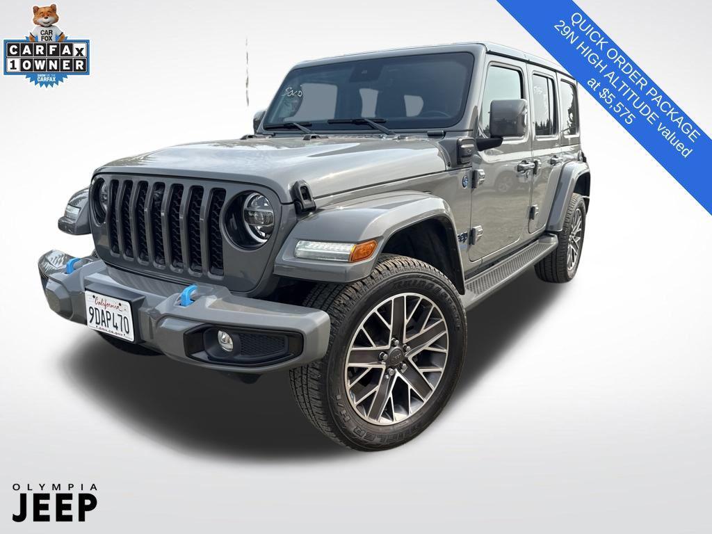 used 2022 Jeep Wrangler Unlimited 4xe car, priced at $34,998