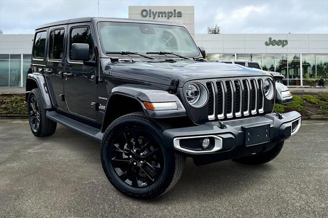 used 2021 Jeep Wrangler Unlimited 4xe car, priced at $34,488