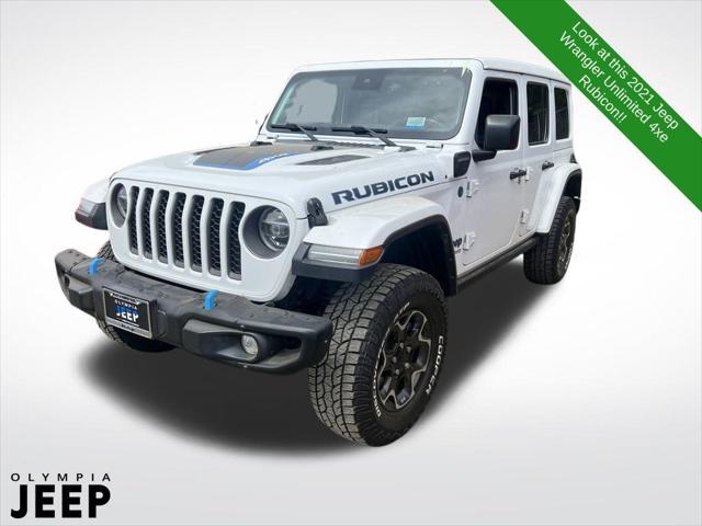 used 2021 Jeep Wrangler Unlimited 4xe car, priced at $32,795