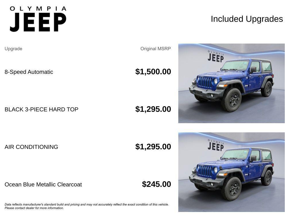 used 2020 Jeep Wrangler car, priced at $22,448