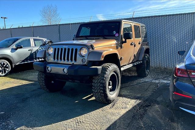 used 2015 Jeep Wrangler Unlimited car, priced at $23,834