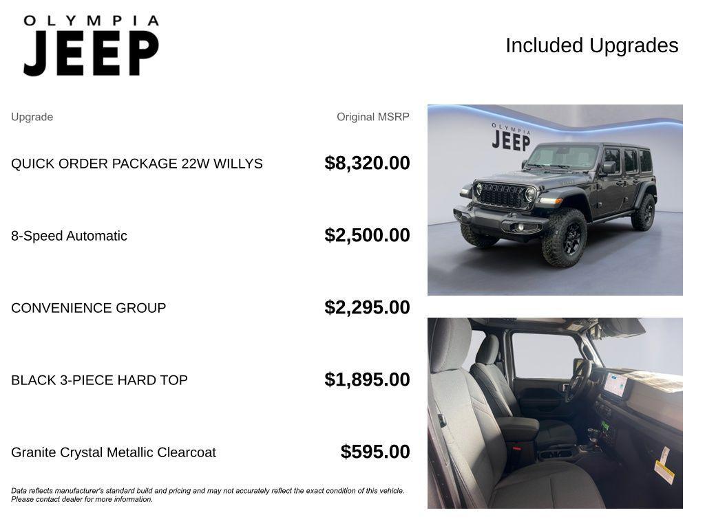new 2026 Jeep Wrangler car, priced at $53,090