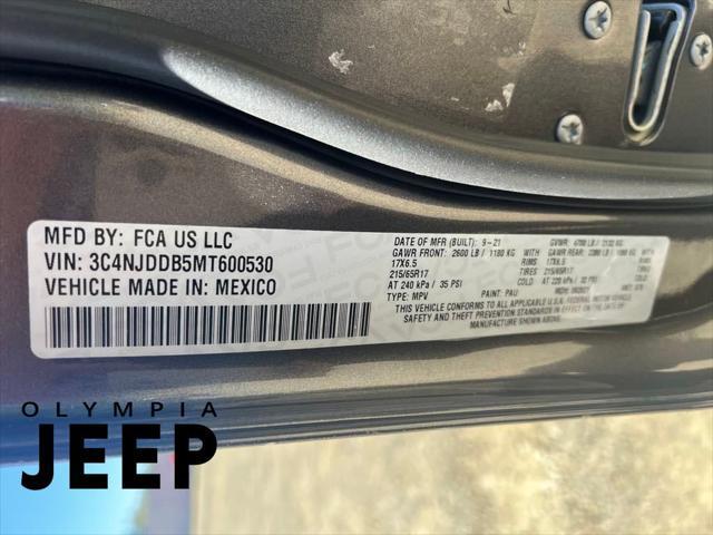 used 2021 Jeep Compass car, priced at $20,923