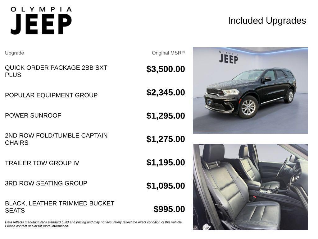 used 2021 Dodge Durango car, priced at $25,998