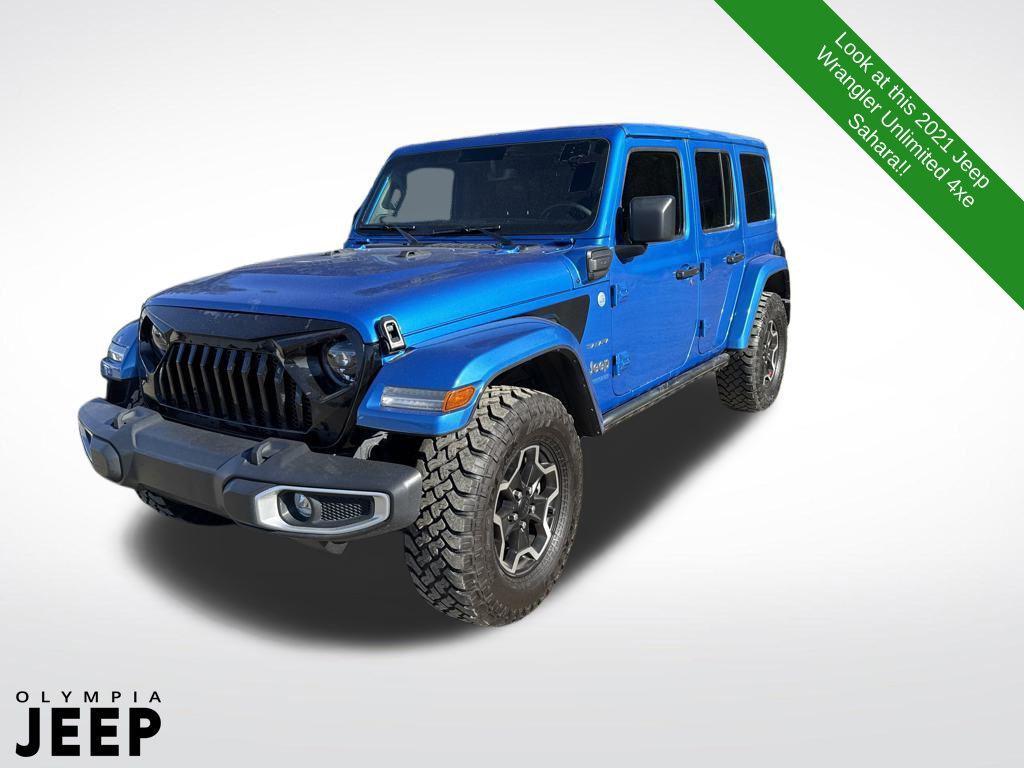 used 2021 Jeep Wrangler Unlimited 4xe car, priced at $30,991