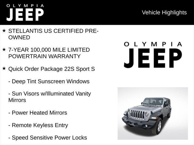 used 2020 Jeep Wrangler Unlimited car, priced at $27,887