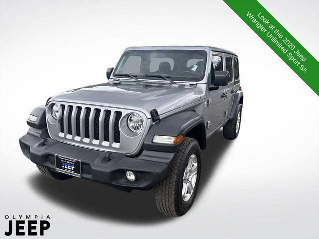 used 2020 Jeep Wrangler Unlimited car, priced at $27,887
