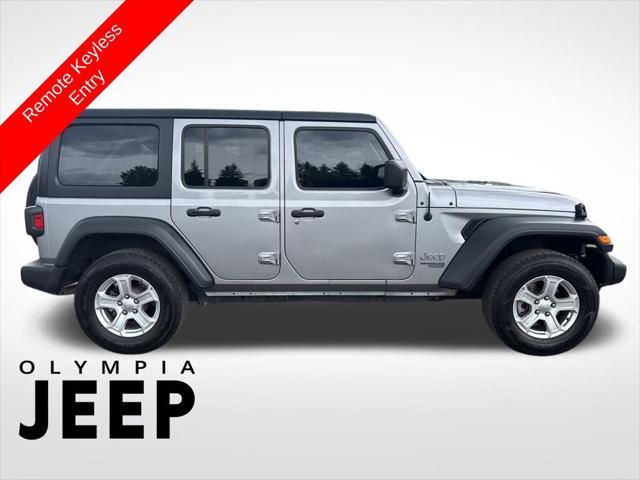 used 2020 Jeep Wrangler Unlimited car, priced at $27,887