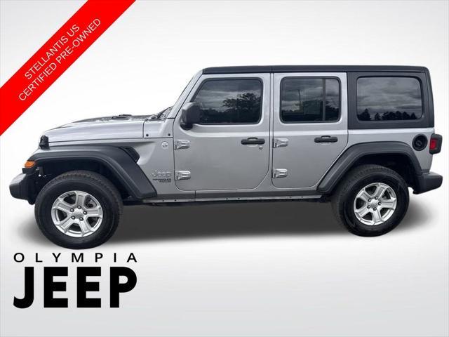 used 2020 Jeep Wrangler Unlimited car, priced at $27,887