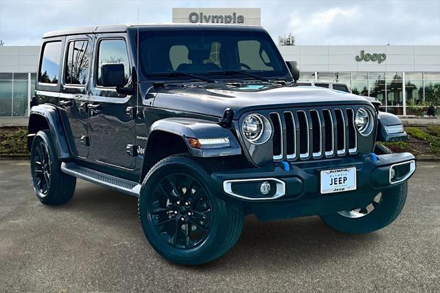 used 2022 Jeep Wrangler Unlimited 4xe car, priced at $33,109
