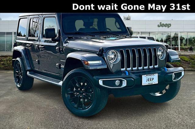 used 2022 Jeep Wrangler Unlimited 4xe car, priced at $31,497