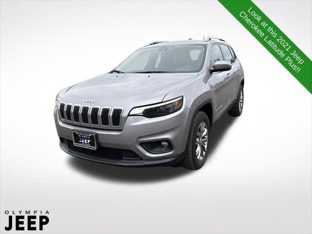 used 2021 Jeep Cherokee car, priced at $21,997