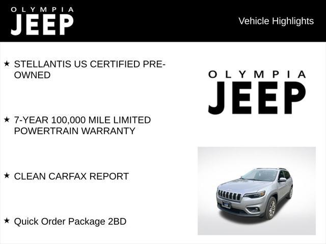 used 2021 Jeep Cherokee car, priced at $21,997