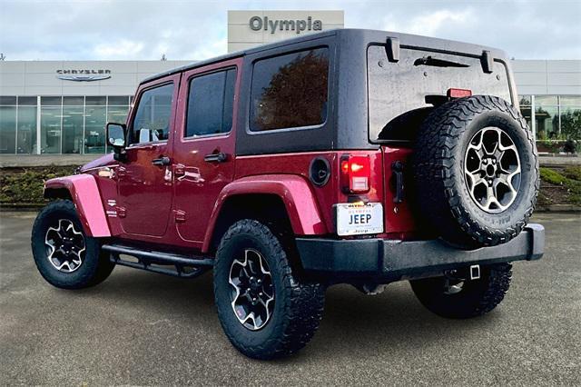 used 2012 Jeep Wrangler Unlimited car, priced at $17,974