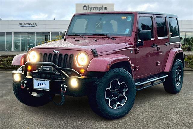 used 2012 Jeep Wrangler Unlimited car, priced at $17,974