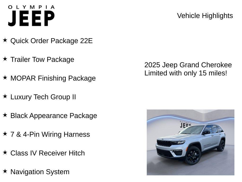 new 2025 Jeep Grand Cherokee car, priced at $53,265