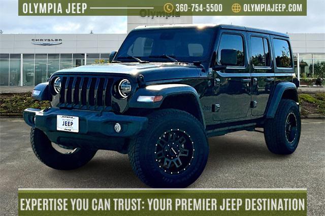 used 2022 Jeep Wrangler Unlimited car, priced at $34,482