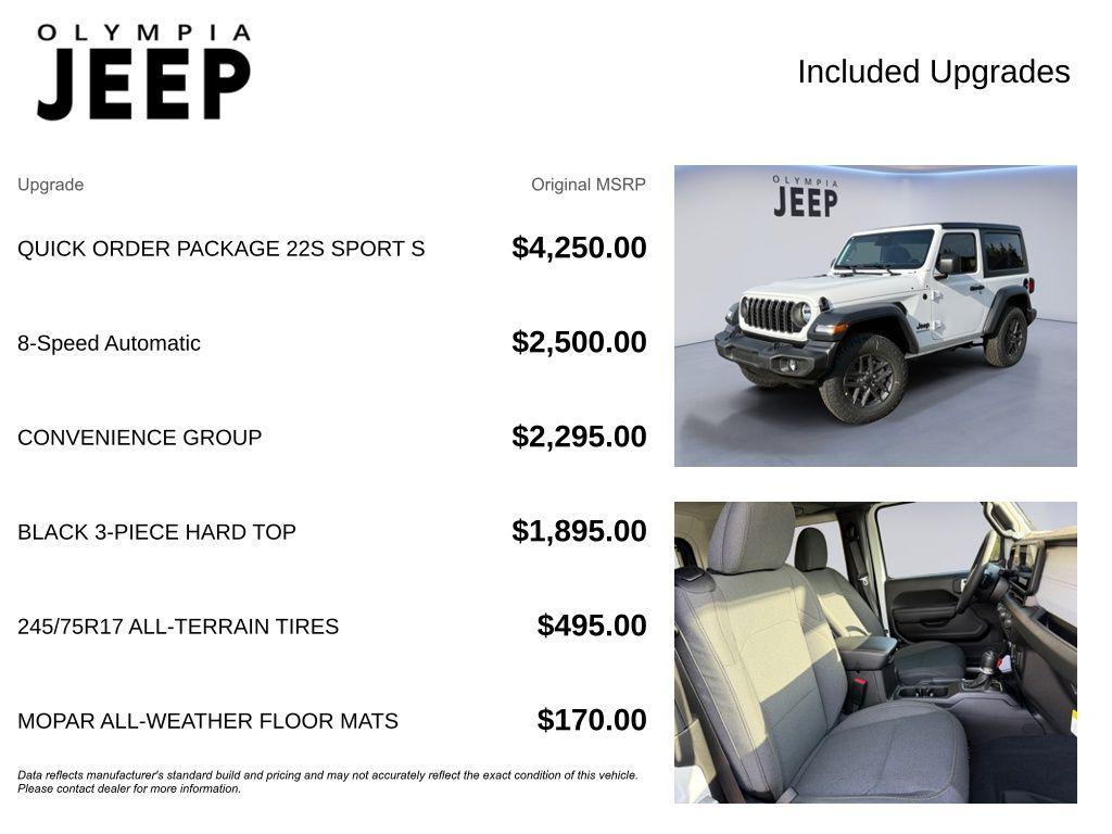 new 2026 Jeep Wrangler car, priced at $47,500