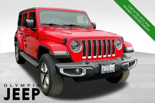 used 2018 Jeep Wrangler Unlimited car, priced at $25,994