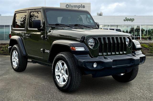 used 2021 Jeep Wrangler car, priced at $29,740