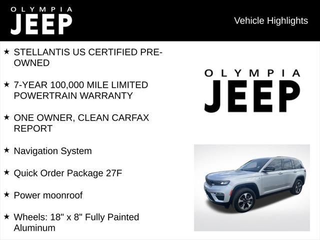 used 2023 Jeep Grand Cherokee 4xe car, priced at $31,488