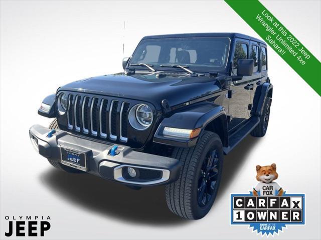 used 2022 Jeep Wrangler Unlimited 4xe car, priced at $35,491