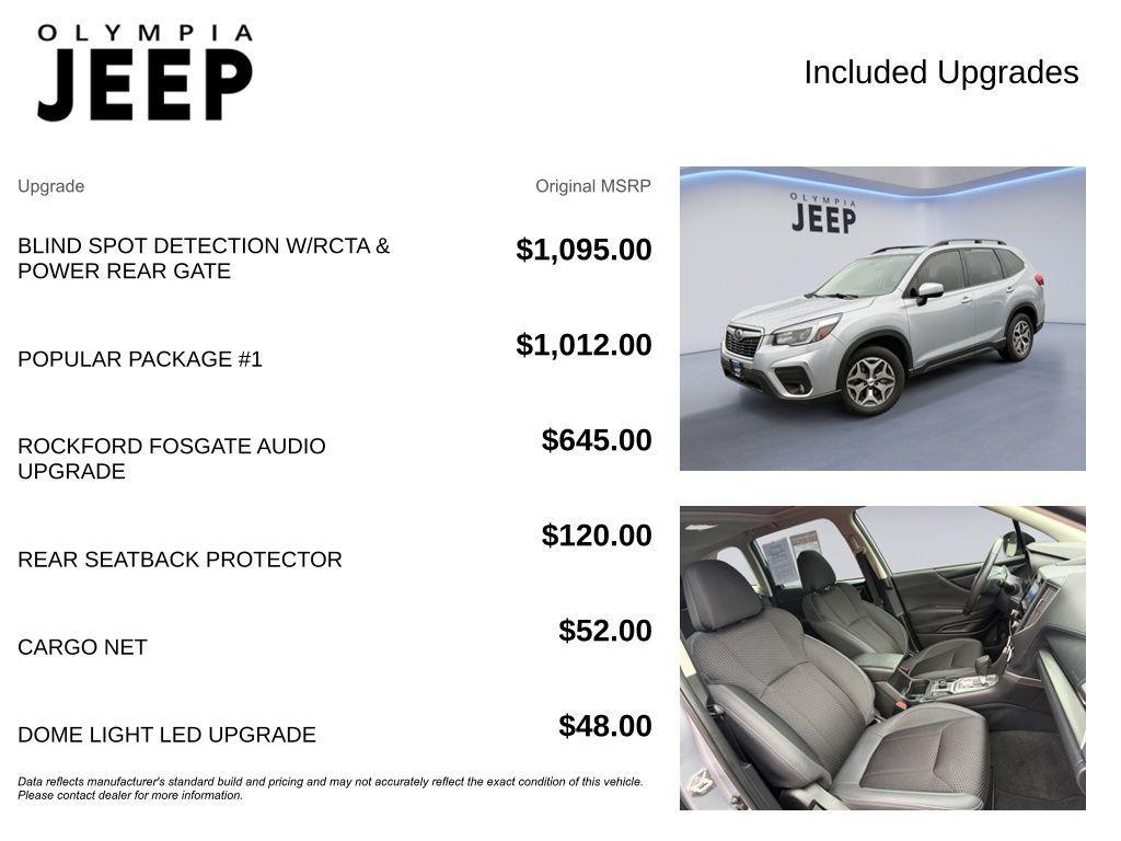 used 2021 Subaru Forester car, priced at $21,999