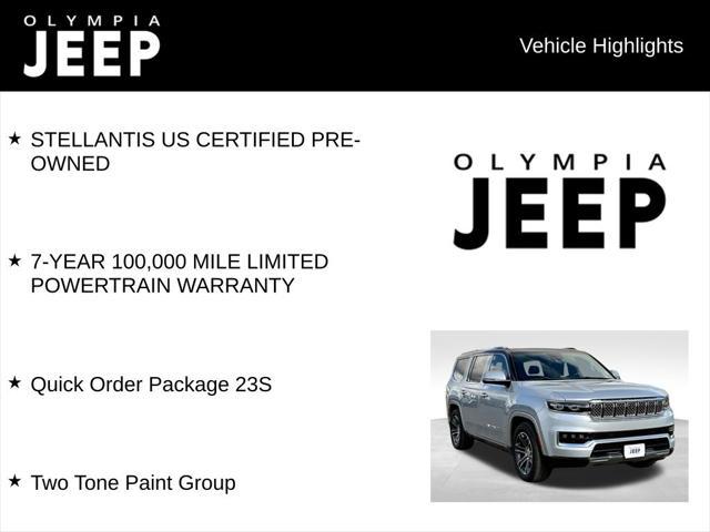 used 2022 Jeep Grand Wagoneer car, priced at $55,448