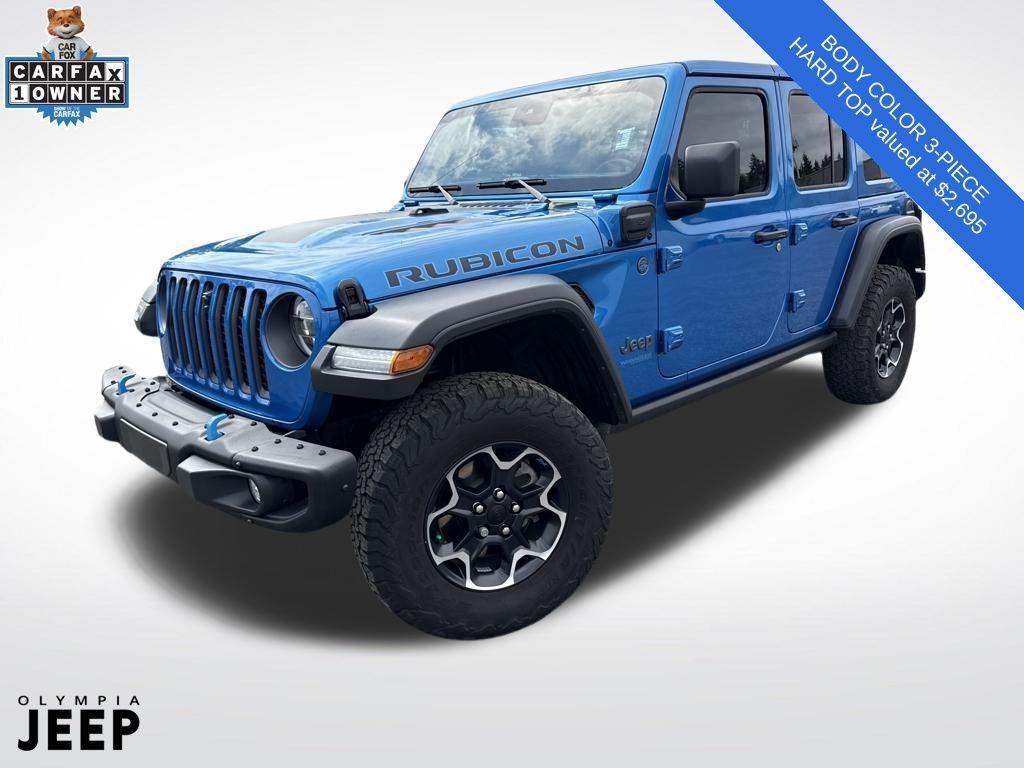 used 2022 Jeep Wrangler Unlimited 4xe car, priced at $35,998