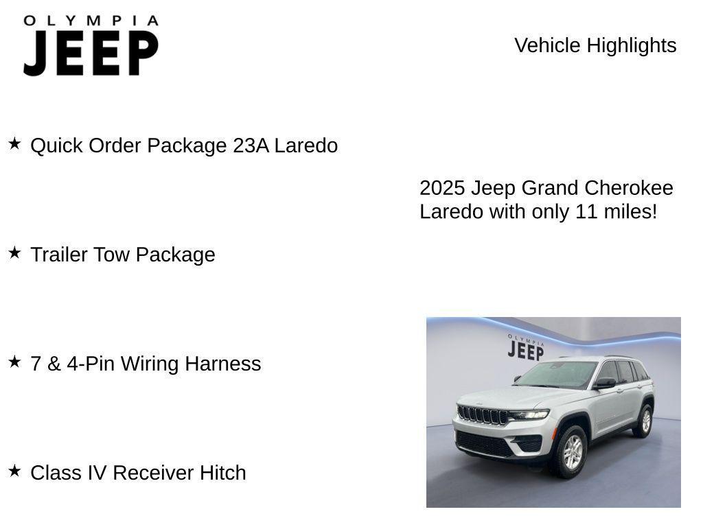 new 2025 Jeep Grand Cherokee car, priced at $41,620