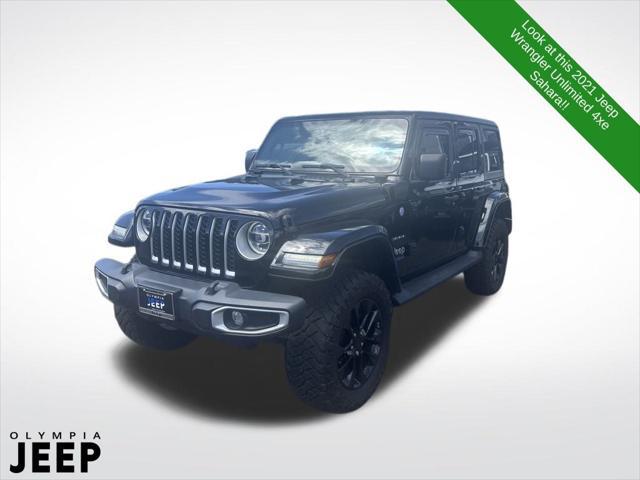 used 2021 Jeep Wrangler Unlimited 4xe car, priced at $31,998