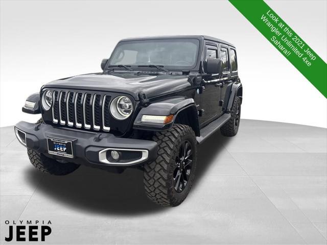 used 2021 Jeep Wrangler Unlimited 4xe car, priced at $32,515