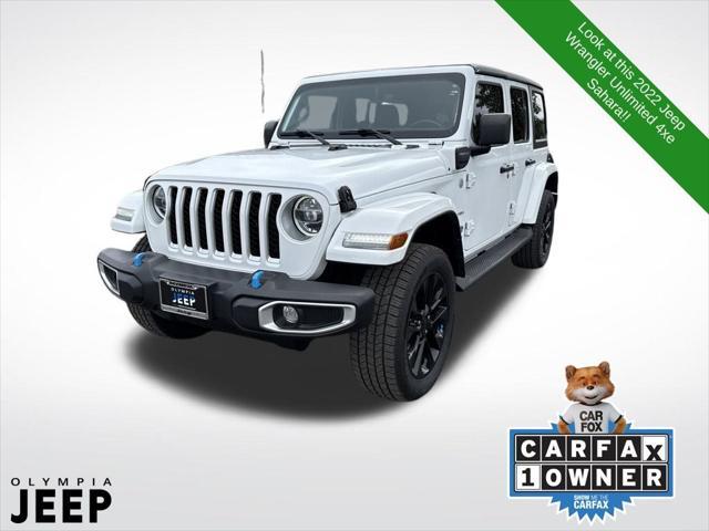 used 2022 Jeep Wrangler Unlimited 4xe car, priced at $31,935