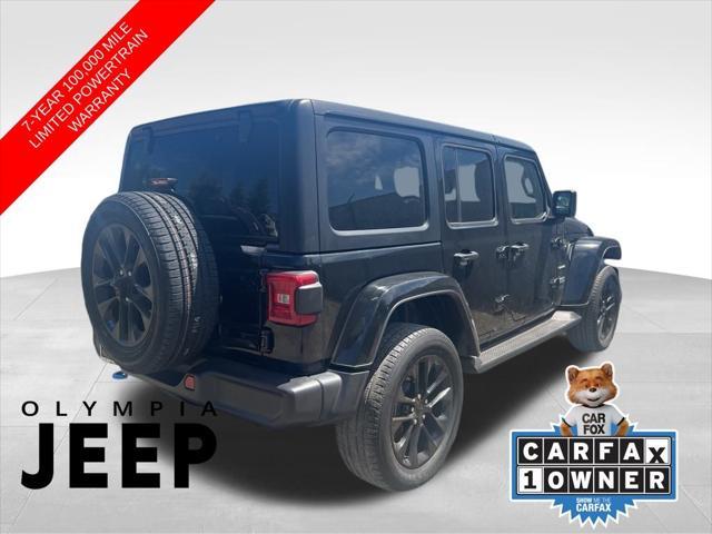 used 2022 Jeep Wrangler Unlimited 4xe car, priced at $34,484