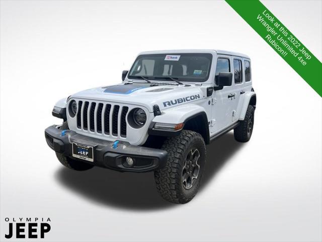 used 2022 Jeep Wrangler Unlimited 4xe car, priced at $37,732