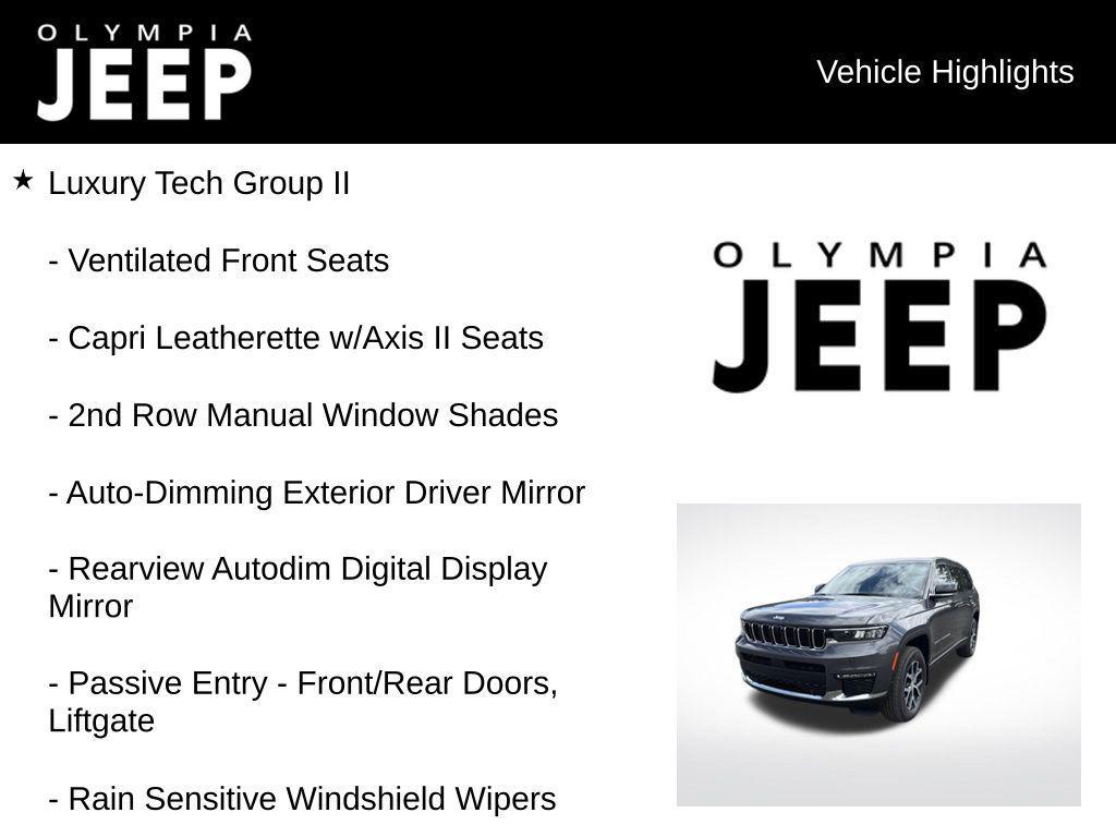 new 2025 Jeep Grand Cherokee L car, priced at $51,840