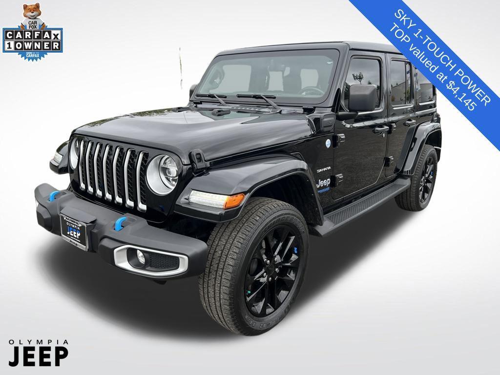 used 2022 Jeep Wrangler Unlimited 4xe car, priced at $35,476