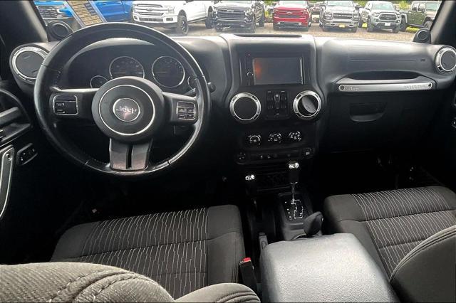used 2012 Jeep Wrangler Unlimited car, priced at $18,498