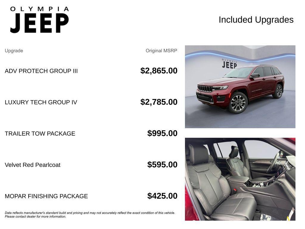 new 2025 Jeep Grand Cherokee car, priced at $66,655
