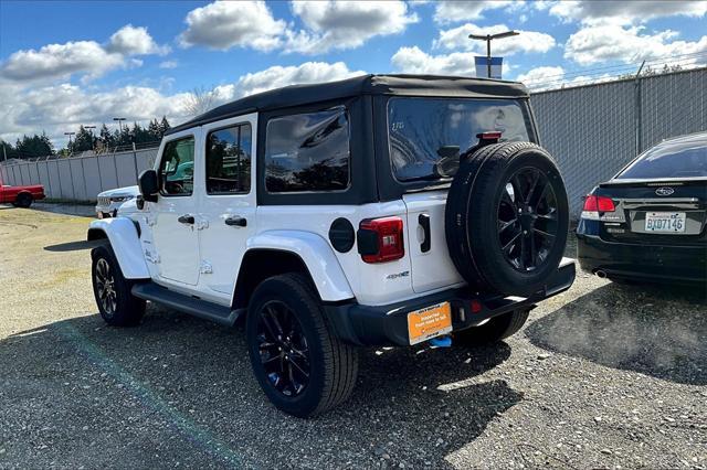 used 2022 Jeep Wrangler Unlimited 4xe car, priced at $34,529