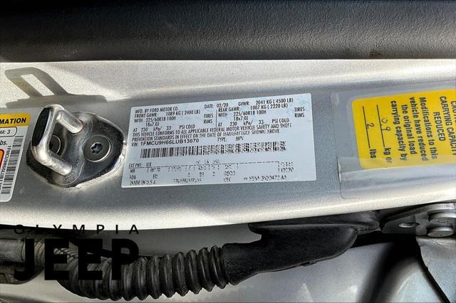 used 2020 Ford Escape car, priced at $19,498