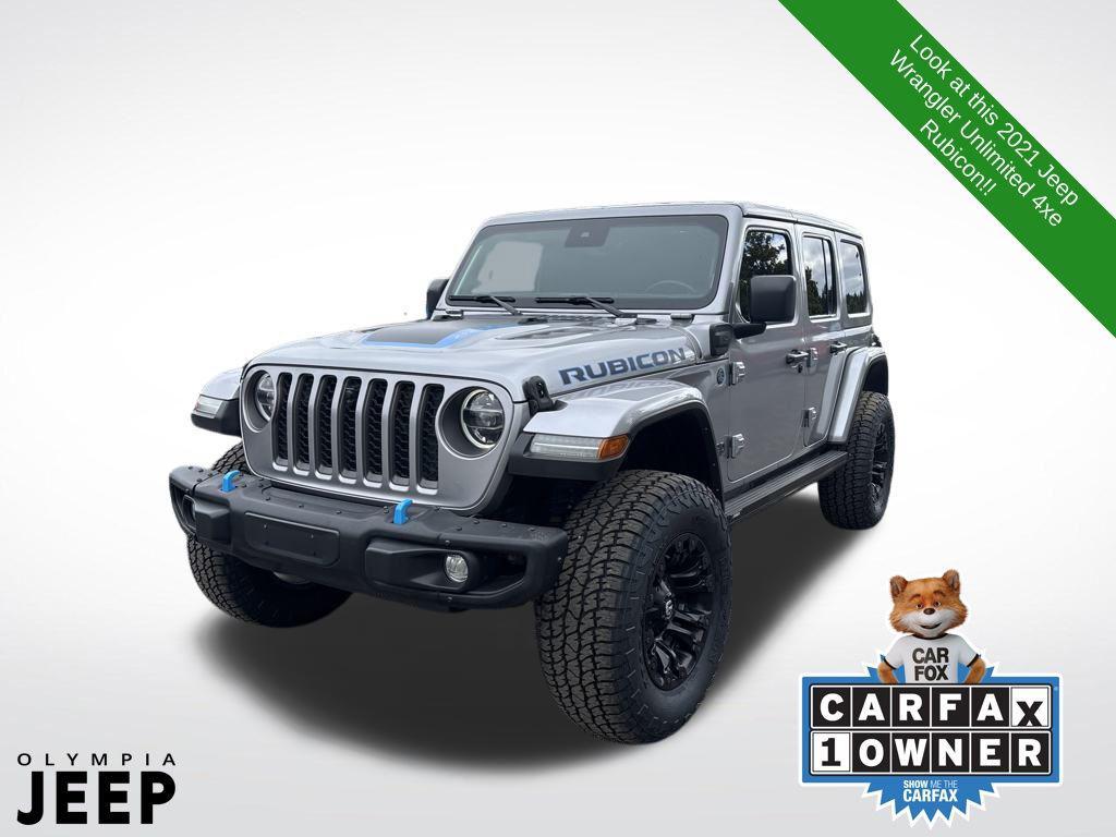 used 2021 Jeep Wrangler Unlimited 4xe car, priced at $32,498