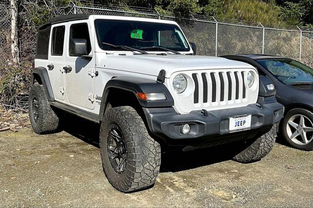 used 2018 Jeep Wrangler Unlimited car, priced at $21,218