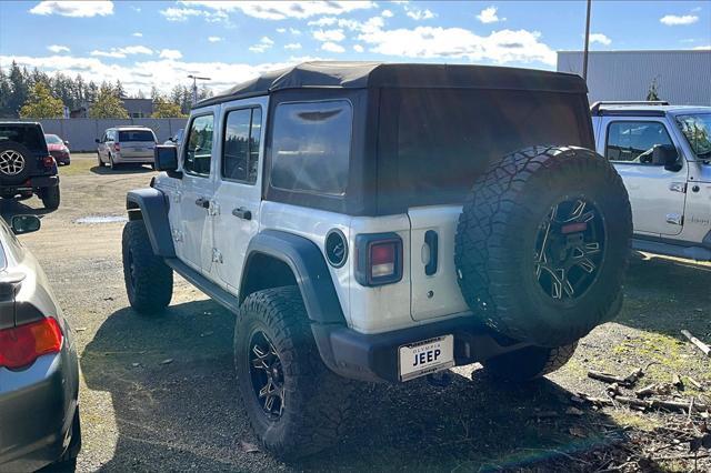 used 2018 Jeep Wrangler Unlimited car, priced at $21,218