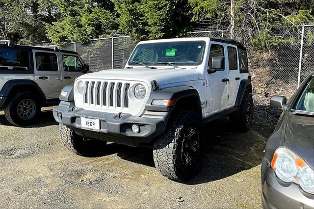 used 2018 Jeep Wrangler Unlimited car, priced at $21,218