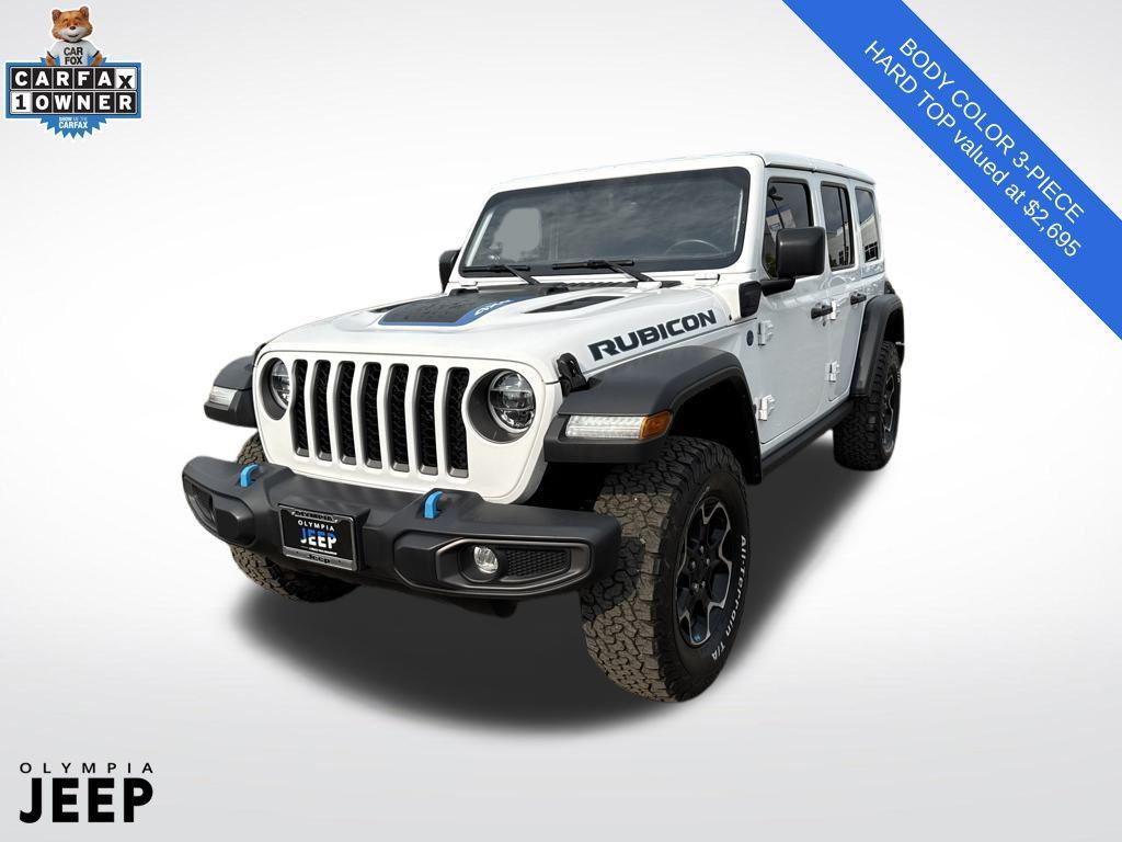 used 2022 Jeep Wrangler Unlimited 4xe car, priced at $33,989